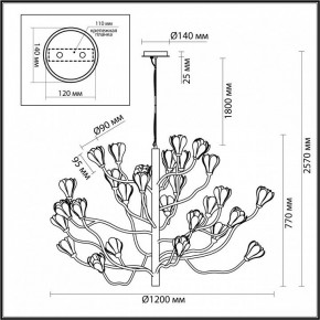 Подвесная люстра Odeon Light Gardi 5090/30 в Челябинске - chelyabinsk.mebel24.online | фото 2