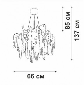 Подвесная люстра Vitaluce V28551 V28551-9/7S в Челябинске - chelyabinsk.mebel24.online | фото 5