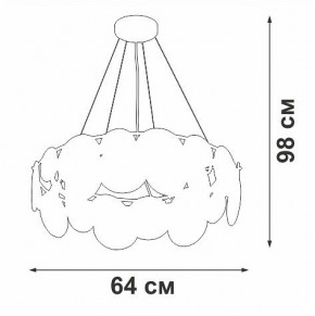 Подвесная люстра Vitaluce V5801 V5801-8/6S в Челябинске - chelyabinsk.mebel24.online | фото 7