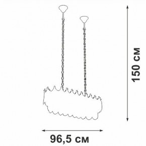 Подвесная люстра Vitaluce V58120 V58120-8/11 в Челябинске - chelyabinsk.mebel24.online | фото 3