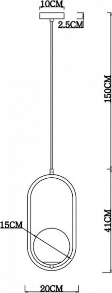 Подвесной светильник Arte Lamp Matisse A7745SP-1AB в Челябинске - chelyabinsk.mebel24.online | фото 4