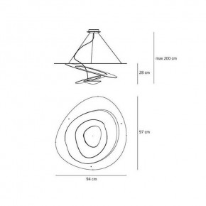 Подвесной светильник Artemide  1239010A в Челябинске - chelyabinsk.mebel24.online | фото 5