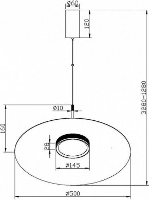 Подвесной светильник Maytoni Halo MOD041PL-L15W3K1 в Челябинске - chelyabinsk.mebel24.online | фото 4