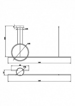 Подвесной светильник Maytoni Halo MOD247PL-L49BK в Челябинске - chelyabinsk.mebel24.online | фото 2