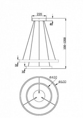 Подвесной светильник Maytoni Rim MOD058PL-L55BSK в Челябинске - chelyabinsk.mebel24.online | фото 4