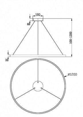 Подвесной светильник Maytoni Rim MOD058PL-L65BSK в Челябинске - chelyabinsk.mebel24.online | фото 4