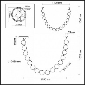 Подвесной светильник Odeon Light Jemstone 5085/64L в Челябинске - chelyabinsk.mebel24.online | фото 7