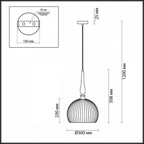 Подвесной светильник Odeon Light Runga 4766/1 в Челябинске - chelyabinsk.mebel24.online | фото 7