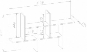 Полка навесная ПК-6 в Челябинске - chelyabinsk.mebel24.online | фото 4