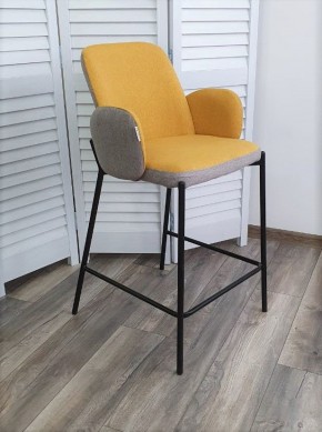 Полубарный стул NYX (H=65cm) VF106 желтый / VF120 серый М-City в Челябинске - chelyabinsk.mebel24.online | фото 2