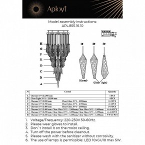Потолочная люстра Aployt Teresa APL.855.16.10 в Челябинске - chelyabinsk.mebel24.online | фото 10