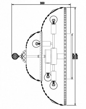 Потолочная люстра Maytoni Basfor DIA100-CL-16-G в Челябинске - chelyabinsk.mebel24.online | фото 2