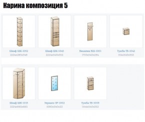 Прихожая Карина (модульная) в Челябинске - chelyabinsk.mebel24.online | фото 2