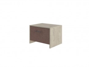 PROxSON Тумба Varna (ЛДСП+ткань Бунратти/Tesla Брауни) 51x40 в Челябинске - chelyabinsk.mebel24.online | фото