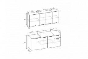 РИО-1 ЛДСП Кухонный гарнитур 1,7 м в Челябинске - chelyabinsk.mebel24.online | фото 7