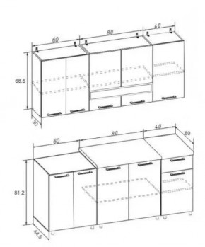 РИО-2 ЛДСП Кухонный гарнитур 1,8 м в Челябинске - chelyabinsk.mebel24.online | фото 7