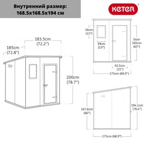 Сарай Манор Пентхаус 6x6 (MANOR PENT 6x6) в Челябинске - chelyabinsk.mebel24.online | фото 3