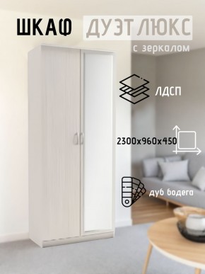 Шкаф 2-х створчатый Дуэт Люкс с зеркалом в Челябинске - chelyabinsk.mebel24.online | фото 5