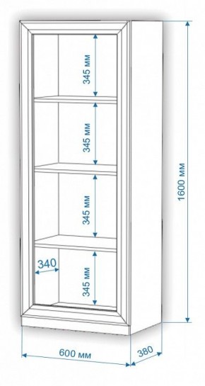 Шкаф для белья Нобиле ВтН-ФГД в Челябинске - chelyabinsk.mebel24.online | фото 2