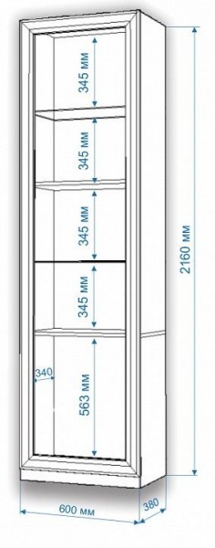 Шкаф для белья Нобиле ВтВ-ФГД-ФГК в Челябинске - chelyabinsk.mebel24.online | фото 3