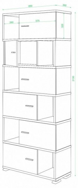 Шкаф комбинированный Домино СБ-30/6 в Челябинске - chelyabinsk.mebel24.online | фото 3