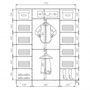Шкаф-купе ХИТ 22-4-18/2-222 (420) в Челябинске - chelyabinsk.mebel24.online | фото 2