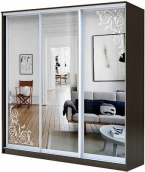 Шкаф-купе ХИТ 23-20-656 ОРНАМЕНТ в Челябинске - chelyabinsk.mebel24.online | фото