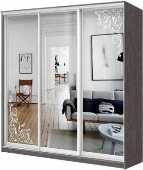 Шкаф-купе ХИТ 24-18-656 ОРНАМЕНТ в Челябинске - chelyabinsk.mebel24.online | фото