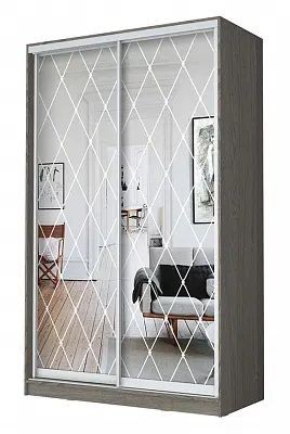 Шкаф-купе ХИТ 24-4-17-66 РОМБ БОЛЬШОЙ в Челябинске - chelyabinsk.mebel24.online | фото