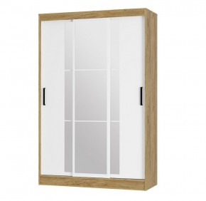 Шкаф-купе Тайм ШКК-03 (крафт/белый) в Челябинске - chelyabinsk.mebel24.online | фото