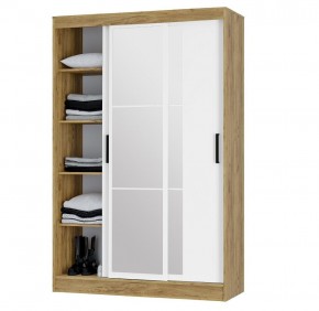 Шкаф-купе Тайм ШКК-03 (крафт/белый) в Челябинске - chelyabinsk.mebel24.online | фото 3