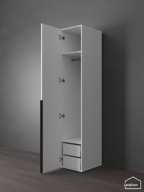 Шкаф Linnea MHR-1-3 2050х400х510 (Белый-М 11.1.1) в Челябинске - chelyabinsk.mebel24.online | фото 5