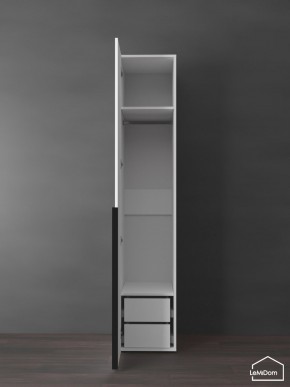 Шкаф Linnea MHR-1-3 2050х400х510 (Белый-М 11.1.2) в Челябинске - chelyabinsk.mebel24.online | фото 6