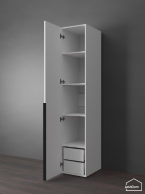 Шкаф Linnea MHR-1-3 2050х400х510 (Белый-М 11.1.2) в Челябинске - chelyabinsk.mebel24.online | фото 5