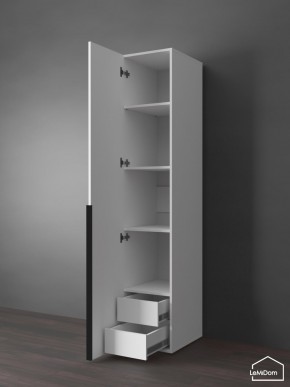 Шкаф Linnea MHR-1-4 2050х400х510 (Белый-М 11.1.1) в Челябинске - chelyabinsk.mebel24.online | фото 6