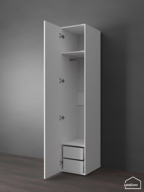 Шкаф Linnea MHR-1PO-3 2050х400х510 (Белый-М 11.1.2) в Челябинске - chelyabinsk.mebel24.online | фото 4