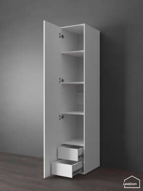 Шкаф Linnea MHR-1PO-4 2050х400х510 (Белый-М 11.1.2) в Челябинске - chelyabinsk.mebel24.online | фото 4