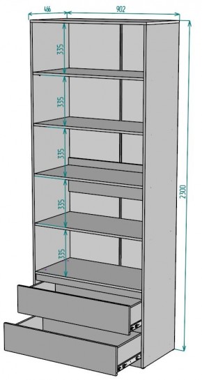 Шкаф Мальта H185 в Челябинске - chelyabinsk.mebel24.online | фото 2