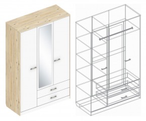 Шкаф "Милана" 3-х створчатый с 2 ящиками в Челябинске - chelyabinsk.mebel24.online | фото