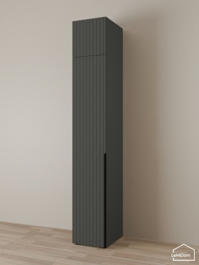 Шкаф с антресолью Linnea MHR-1A-1 2450х400х510 (Графит-М 11.1.25) в Челябинске - chelyabinsk.mebel24.online | фото 1
