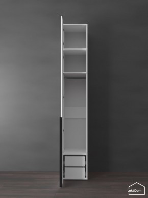 Шкаф с антресолью Linnea MHR-1A-3 2450х400х510 (Белый-М 11.1.2) в Челябинске - chelyabinsk.mebel24.online | фото 5