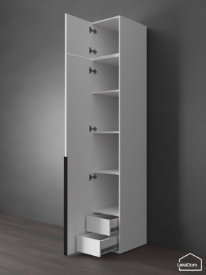 Шкаф с антресолью Linnea MHR-1A-4 2450х400х510 (Белый-М 11.1.2) в Челябинске - chelyabinsk.mebel24.online | фото 5
