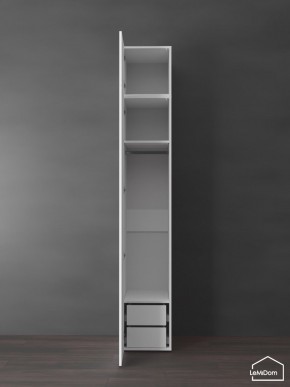 Шкаф с антресолью Linnea MHR-1POA-3 2450х400х510 (Белый-М 11.1.2) в Челябинске - chelyabinsk.mebel24.online | фото 5