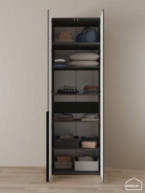 Шкаф с антресолью Linnea MHR-2A-2 2450х800х510 (Графит-М 11.1.25) в Челябинске - chelyabinsk.mebel24.online | фото 4