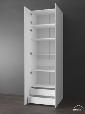 Шкаф с антресолью Linnea MHR-2POA-4 2450х800х510 (Белый-М 11.1.2) в Челябинске - chelyabinsk.mebel24.online | фото 5