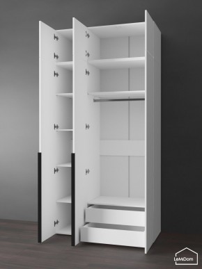 Шкаф с антресолью Linnea MHR-3A-2 2450х1200х510 (Белый-М 11.1.1) в Челябинске - chelyabinsk.mebel24.online | фото 5