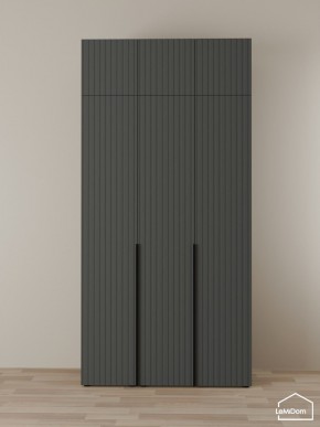 Шкаф с антресолью Linnea MHR-3A-2 2450х1200х510 (Графит-М 11.1.25) в Челябинске - chelyabinsk.mebel24.online | фото 1
