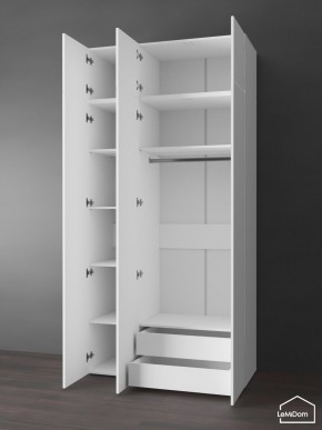 Шкаф с антресолью Linnea MHR-3POA-2 2450х1200х510 (Белый-М 11.1.2) в Челябинске - chelyabinsk.mebel24.online | фото 5