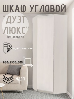 Шкаф угловой Дуэт Люкс без зеркала в Челябинске - chelyabinsk.mebel24.online | фото