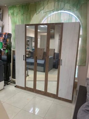Шкаф Вегас 2000 Дуб крафт табачный/Дуб крафт белый в Челябинске - chelyabinsk.mebel24.online | фото 3